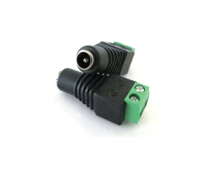 Set mufe si conectori cu surub pentru alimentare camere de supraveghere 10 bucati DC MAMA si 10 bucati DC TATA-Ovio Connect - Img 2