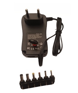 Transformator alimentator reglabil 3v-12v, 30W, 6 mufe tip jack, K KATHODE - Img 3