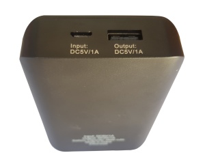 Baterie externa portabila 2600 mAh, 1 port de incarcare USB, afisaj led digital, negru, K KATHODE - Img 2