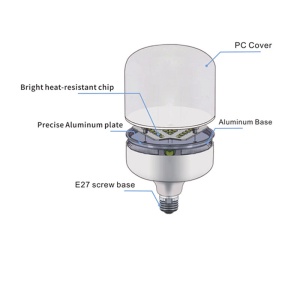 Bec Led Glob Mat-18W-Cald E27 - Img 4