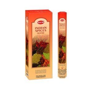 Betisoare parfumate HEM - Indian Spices (6 seturi x 20buc)