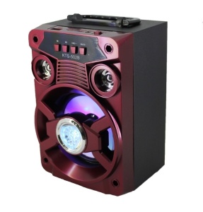 Boxa Portabila Bluetooth 502 AUX, USB, CARD, Radio FM, Lumini led multicolore