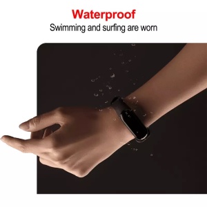 Bratara Fitnes Smartband BiTec-M3, bluetooth, display OLED, IP67, Ritm cardiac, ceas, notificari, pedometru, aplicatii, albastru - Img 8
