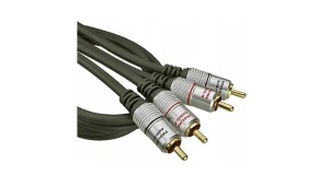 Cablu RCA mufa tata x2 din ambele parti 5m negru PROLINK