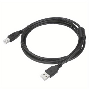 Cablu USB pentru imprimanta, USB 2.0 A-B 1,5m lungime, bobine antiparaziti - Img 2