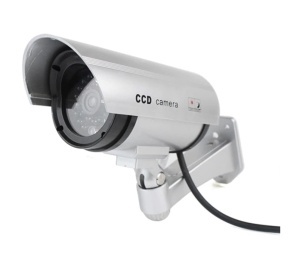 Camera de supraveghere falsa de exterior, LED rosu indicator, ajustabila - Img 2
