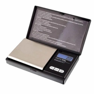 Cantar digital, capacitate 500 g, diviziune 0.1g, ecran LCD, baterii incluse, negru