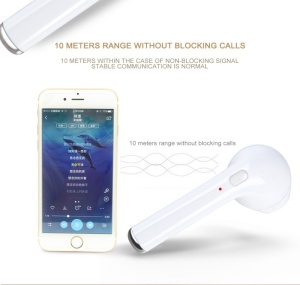 Casti Smart Bluetooth Wireless Intelli V7 , Stereo , Compatibile Android & iOS , Docking Station , Design Modern 2018 - Img 2