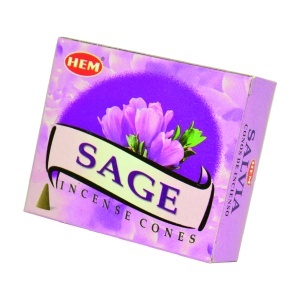 Conuri parfumate HEM, Salvie 10 buc - Img 2