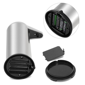 Dozator automat cu senzor de miscare, pentru sapun lichid sau dezinfectant, fara atingere, 280 ml, nu necesita montare, culoare crom - Img 2