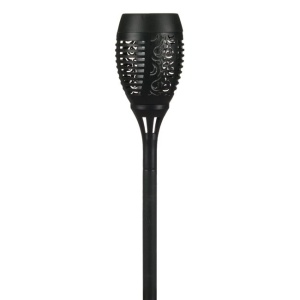 Felinar solara LED cu efect de flacara, negru, 50 cm - Img 2