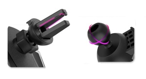 Incarcator Wireless Auto universal, cu Senzor inteligent, suport SMART Fast Charger 10W, clema prindere ventilatie - Img 6