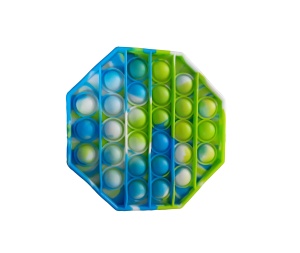 Jucarie anti-stres POP IT hexagon - verde, albastru K KATHODE