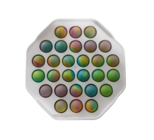 Jucarie senzoriala antistres POP IT octagon multicolor, plastic/silicon K KATHODE