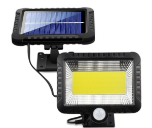 Lampa de Perete cu Incarcare Solara KlaussTech, Protectie IP54 Rezistenta la Apa, Lungime cablu 5 metri, Senzor de Miscare, Material ABS, Compacta, Negru - Img 2