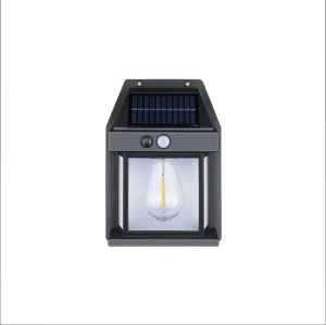 Lampa LED Solara, Senzor Miscare, Autonomie 8 Ore, 3000K, 12 X 5.8 X 17 Cm, IP44