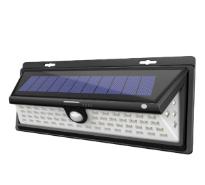 Lampa solara 118 LED, senzor de miscare, 900 lumeni