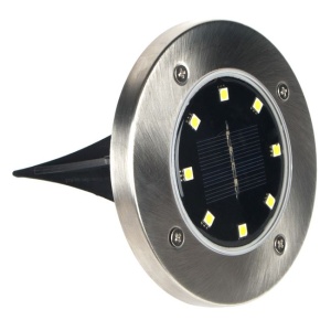 Lampa solara cu 8 LED-uri, de exterior, j024 - Img 2