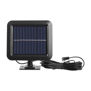Lampa solara de perete, Huerler FL162, 100 x COB LED, cu panou solar polisiciliu detasabil, senzor miscare, rezistenta la apa, negru - Img 4