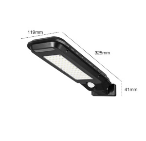 Lampa solara T-210B, senzor de miscare, rezistenta la apa, Negru - Img 2