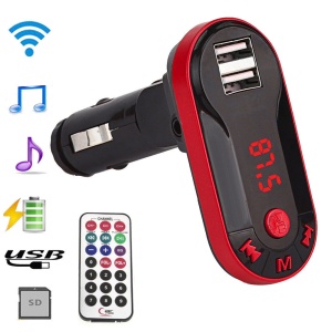 Modulator Auto 4 in 1 Bluetooth Handsfree Car Kit FM Telecomanda - Img 2