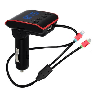 Modulator FM, Bluetooth, Car Kit OEM USB Q10 + 2 cabluri adaptoare