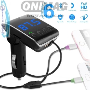 Modulator Fm car kit bluetooth Q10 USB - Img 6