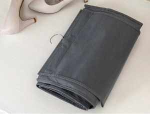 Organizator tip umeras pentru incaltaminte,6 perechi, plasa, 116x33 cm, negru K KATHODE - Img 3