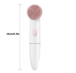 Perie electrica cu vibratii si 2 capete interschimbabile pentru curatarea si exfolierea fetei, Waterproof KATHODE