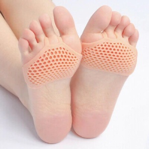 Pernute din silicon, pentru sandale, pantofi, protectie impotriva monturilor, bej - Img 2