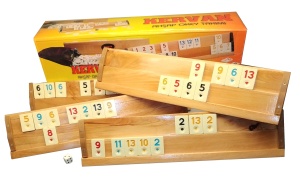 Rummy calitate premium Kervan, lemn masiv - Img 2