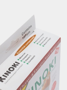Set 10 Plasturi KINOKI, pentru Detoxifierea Organismului, cu Turmalina, Vitamina C, E si Uleiuri Rafinate - Img 7