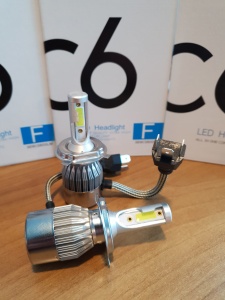 Set 2 Leduri H4 pentru far auto, putere 36W, 6500K, luminozitate 3800 Lumeni - Img 3