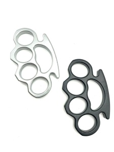 Set 2 x Pumnal tip box, rozeta autoaparare, 1 cm grosime, Negru si Argintiu - Img 3