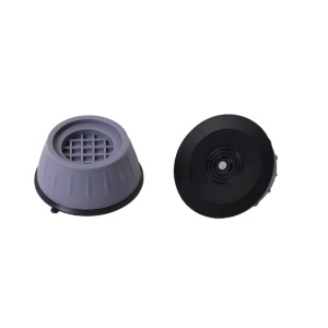 Set 8 picioare/suporti pentru masina de spalat, frigider, uscator, Antivibratii, Antiderapante, Antizgomote, ABS si cauciuc, Gri, 8,5*4 cm - Img 3