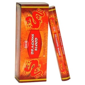 Set betisoare parfumate Hem Dragons Blood 6 cutii x 20 betisoare