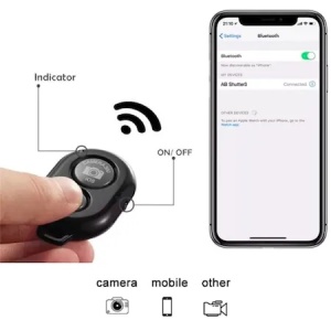 Set pentru vlogging/streaming, trepied, microfon, suport telefon, telecomanda bluetooth, lumina LED K KATHODE - Img 4
