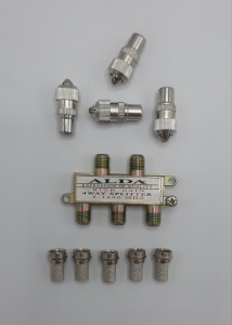 Set Splitter 5-1200 MHz 4 cai + 5 mufe F + 4 mufe TV KATHODE®