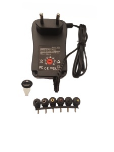 Transformator alimentator reglabil 3v-12v, 30W, 6 mufe tip jack, K KATHODE - Img 4