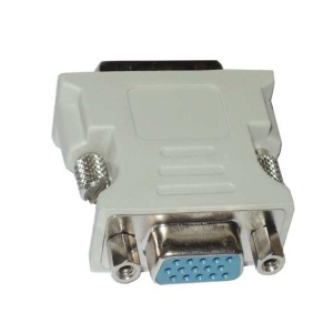 Adaptor DVI-24+1 Pini - VGA , Alb - Img 2