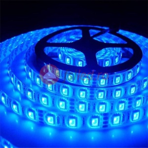 Banda LED IP20, 5 m, Albastru + alimentator - Img 4