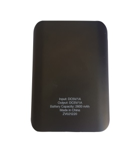 Baterie externa portabila 2600 mAh, 1 port de incarcare USB, afisaj led digital, negru, K KATHODE - Img 3