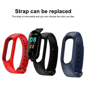 Bratara Fitnes Smartband BiTec-M3, bluetooth, display OLED, IP67, Ritm cardiac, ceas, notificari, pedometru,aplicatii, Rosu - Img 6
