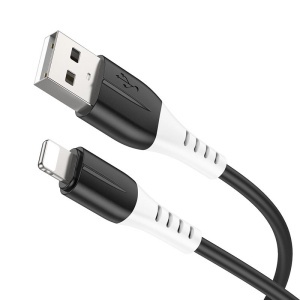 Cablu de date cu incarcare rapida premium, 2.4A, lightning, pentru iphone, din silicon, lungime 1m, X82, K KATHODE - Img 2