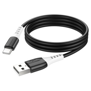 Cablu incarcare pentru telefon din silicon, usb - usb tip c, incarcare rapida, fast charge, transfer date, lungime 1m, 3A, x82, K KATHODE