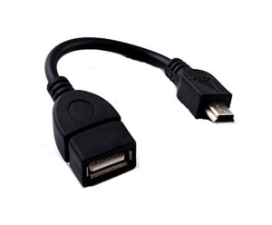 Cablu OTG tableta PC - Mini USB tata to USB mama