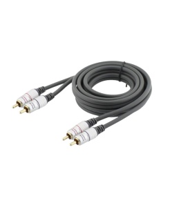 Cablu RCA mufa tata x2 din ambele parti 5m negru PROLINK - Img 3