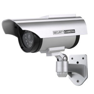 Camera de supraveghere falsa cu incarcare solara si LED rosu, Waterproof, KATHODE - Img 5
