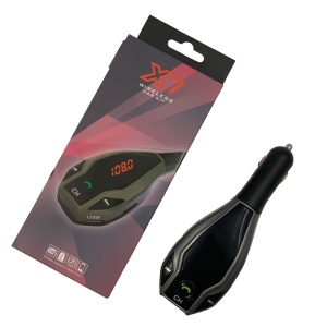 Car kit auto bluetooth X7, hands free, modulator FM, 2 x USB, 3.5 Jack, Slot MicroSD, New Generation, Urban Trends ® - Img 2