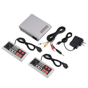 Consola de jocuri retro Timeless Tools, 620 jocuri, 2 controller, Conexiune RCA, Procesor 5200 M, HDD 1 GB, RAM 6 MB, 13 x 10 x 7.5 cm, Gri - Img 2
